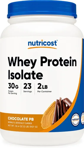 Miniatura 13 de Nutricost Polvo aislado de proteína de suero (vainilla) 2LBS
