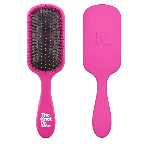 The Knot Dr. hair brush by Conair - Cepillo desenredante - Elimina nudos y enredos en cabello húmedo o seco - Cepillos para el cabello para mujer -