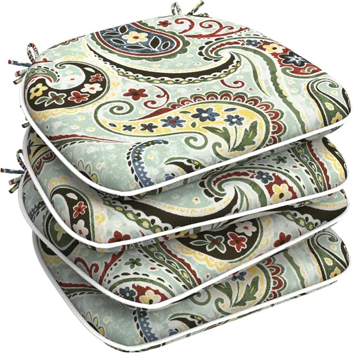 Miniatura 30 de LVTXIII - Cojines de asiento de patio de 16 pulgadas de profundidad x 17 pulgadas de ancho, cojines para sillas de exteriores, para todo tipo de gris