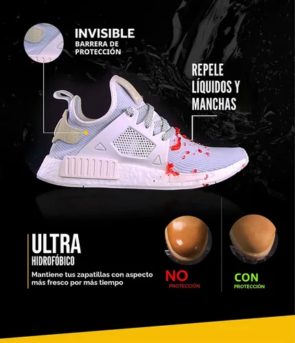 Miniatura 4 de Crep Protect Spray protector de zapatos – Impermeable contra la lluvia y las manchas, nanoprotección para tenis, cuero, nobuck, gamuza y lona