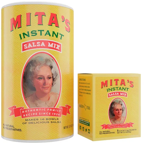 Miniatura 4 de Mita's Salsa Mix ,hace 16 cuencos de salsa fresca, listos en cuestión de segundos. ¡Solo tienes que añadir tomates cortados en cubitos!
