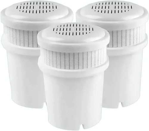 AquaBliss Cartuchos de filtro de agua de repuesto, XL 2 veces más duraderos, los filtros de agua purificadores ofrecen agua potable de sabor limpio