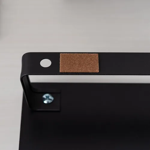 Miniatura 8 de IRIS USA Soporte organizador de monitor de PC moderno multiusos de 1 nivel con patas de metal, elevador ergonómico de escritorio y encimera
