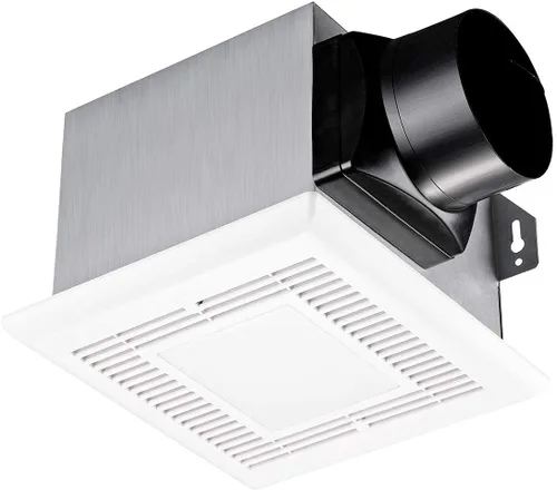 Miniatura 8 de Tech Drive Ventilador de baño con luz de 50 CFM 1.0Sone No necesita acceso al ático, ventilación de baño muy silenciosa y ventilador de escape