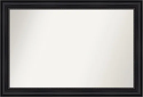 Miniatura 325 de Amanti Art Espejo personalizado, espejo de baño negro Astor, espejo de pared o espejo de tocador de baño sobre el fregadero (25 x 25 pulgadas)