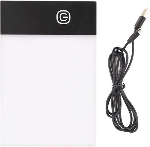 Almohadilla de luz LED para trazado, tablero de luz A6 para dibujo de animación, tablero de copia USB para bocetos de tatuajes de plantillas,