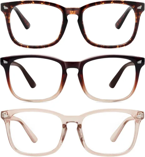 Miniatura 14 de MEETSUN - Gafas de bloqueo de luz azul, antifatiga ocular, para el dolor de cabeza (mejor sueño), lentes de lectura para computadora UV400 Paquete