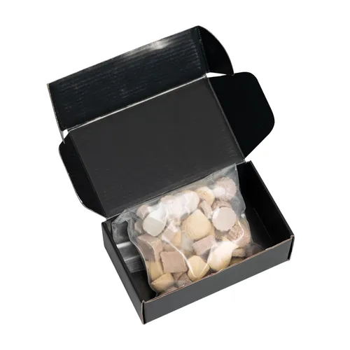 Miniatura 7 de HITT Caja de dulces de mezcla de arcilla comestible de primera calidad, trozos de arcilla surtidos en forma de caramelo para comer, antojos de PICA