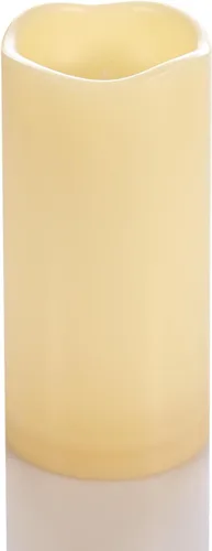 Miniatura 11 de Velas impermeables para exteriores, funcionan con pilas, 3 x 7 pulgadas, sin llama, con temporizador, luces LED eléctricas de plástico parpadeantes