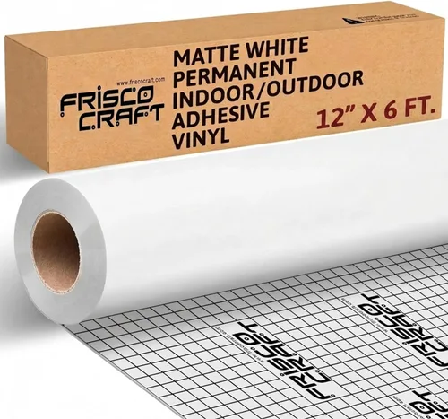 Miniatura 11 de Frisco Craft s Vinilo permanente azul brillante - 12" x 6 pies