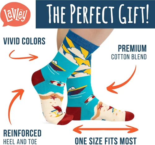 Miniatura 2 de I'd Rather Be - Calcetines divertidos para hombres y mujeres, regalos para golf, caza, camping, senderismo, esquí, lectura, deportes y mucho más