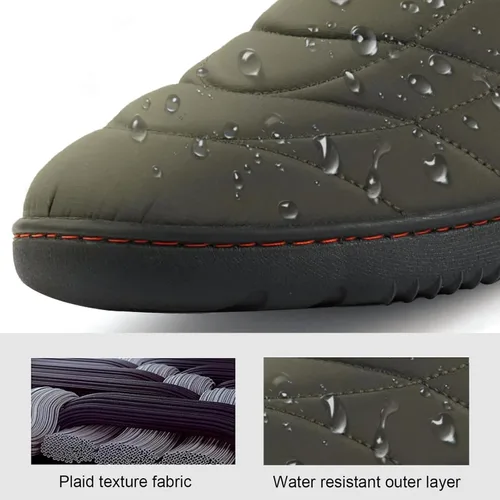 Miniatura 2 de Pantuflas para hombre de espuma viscoelástica para exteriores, zapatos de casa para interiores