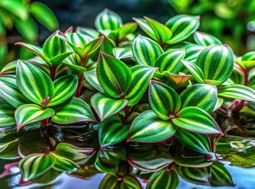 Esquejes mágicos de judío errante de Makenna para crecer (4 esquejes) - Tradescantia - Judío errante fácil de cultivar, tipo errante