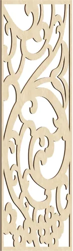 Miniatura 151 de Bridgewater - Paneles de pared decorativos de madera con calado, 9 3/8 pulgadas de ancho x 24 3/8 pulgadas de alto x 1/4 de alto, nogal