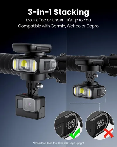 Miniatura 8 de Magicshine Hori 900 Compatible with Garmin/Wahoo Bike Computer Dual Mounted Bike Light 900 Lumens Super Bright Independent DRL Fast USB-C Charging