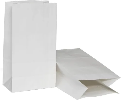Miniatura 9 de 80 bolsas de regalo de fiesta, pequeñas bolsas de almuerzo de papel amarillo para bodas y fiestas de cumpleaños de niños, 5.1 x 3.1 x 9.4 pulgadas