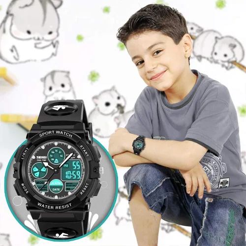 Miniatura 6 de Dodosky Juguetes para niños de 5 a 12 años, relojes deportivos digitales impermeables LED 50M para niños, regalos de cumpleaños, regalos para niños