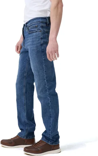 Miniatura 5 de Urban Star Jeans ajustados para hombre – Pantalones de mezclilla elástica y ajustados para hombre – Ropa casual y de trabajo de comodidad premium