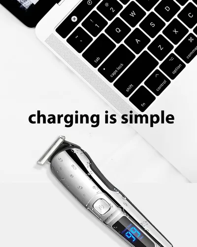 Miniatura 5 de Cable cargador USB de 5 V para recortadora de barba Ufree modelo U-1176, cable de alimentación de 3.3 pies con 1 cepillo de limpieza