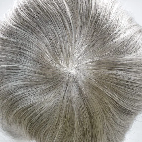 Miniatura 4 de Tupé de encaje francés para hombres, piezas de cabello humano real, encaje frontal, sistema de reemplazo de cabello para hombre, postizo de pelo