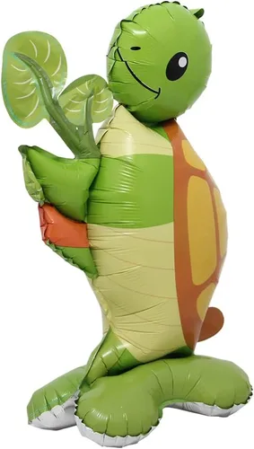 Miniatura 26 de Globos de animales 3D autosostenibles RUIANSI de zorro, koala, león, elefante, panda, vaca, conejo, dinosaurio, triceratops, estegosaurio para baby