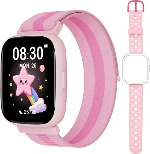 Miniatura 8 de Reloj inteligente para niños sin necesidad de teléfono ni aplicación, reloj de seguimiento de actividad física de 1.83" con podómetro, contador