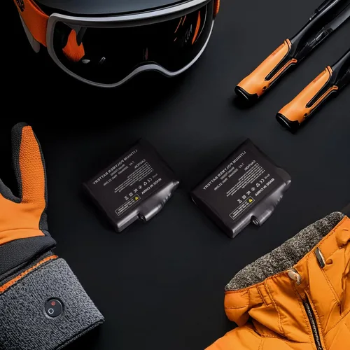 Miniatura 6 de Paquete de batería de 22.2 WH 7.4 V para guantes calentados, juego de repuesto de polímero de litio recargable compatible con guantes, calcetines