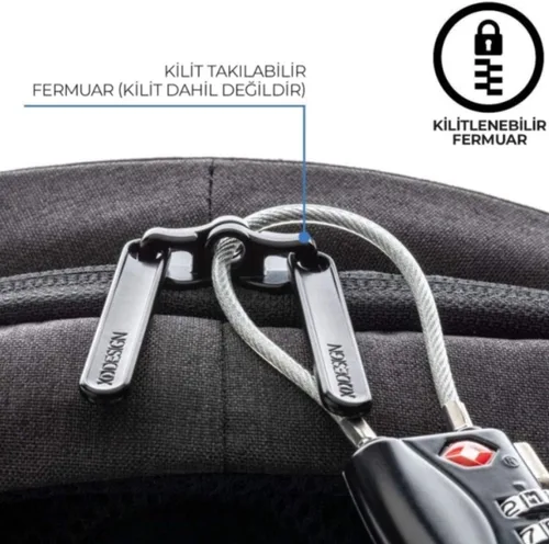 Miniatura 6 de XDDesign BOBBY HERO - Mochila antirrobo para computadora portátil, mochila de viaje aprobada para hombres y mujeres, Negro -, X-Grande, Mochila