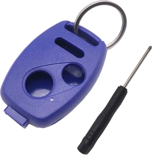 Carcasa para llavero Honda Accord/Civic/CR- V/Fit/Odyssey/Pilot/Ridgeline/CR-Z - Carcasa para llave de automóvil con destornillador y llavero (botón
