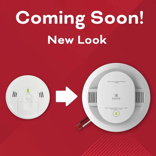 Miniatura 2 de Kidde Detector de humo y monóxido de carbono con cableado, respaldo de batería, interconectable, indicadores de luz de advertencia LED
