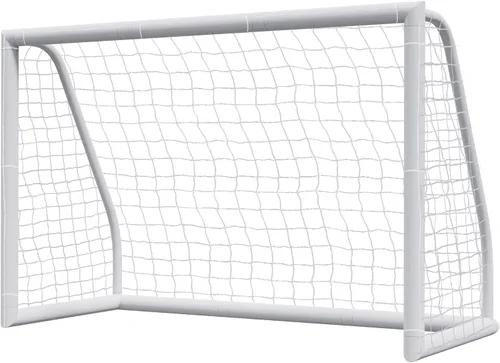ZENY Portería de fútbol portátil para patio trasero, 12 x 6 / 10 x 6.5 / 8 x 5 pies, red y marco de fútbol para niños y adultos para práctica y