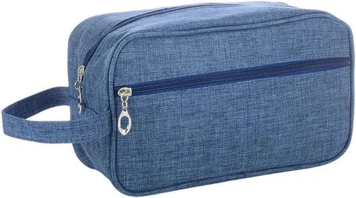 Miniatura 7 de Trawila Neceser de viaje para mujeres y hombres, organizador de maquillaje para cosméticos, artículos de tocador, herramientas de cepillos, Negro