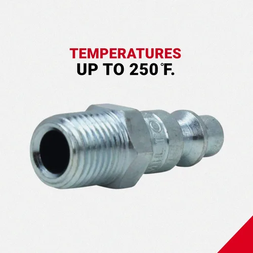 Miniatura 5 de Milton S-210 NPT kit acople y conector macho, NPT 1/4'' (12 unidades)