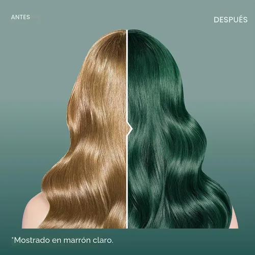 Miniatura 5 de Splat Hair Splat Rebellious Colors 30 Wash - Kit de coloración para el cabello, jade medianoche, 6 onzas Jade(Midnight Jade)