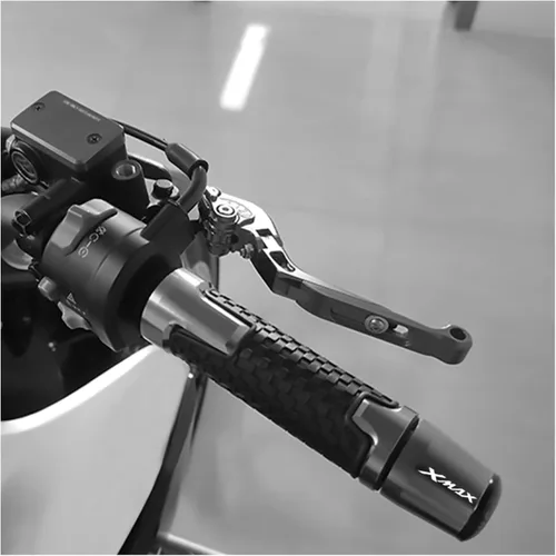 Miniatura 6 de Motorcycle Handle Bar End Weight Handlebar Grips Cap Anti Vibration Silder Plug for XMAX300 XMAX400 X-MAX 125 250 300 400 (Color : Black)