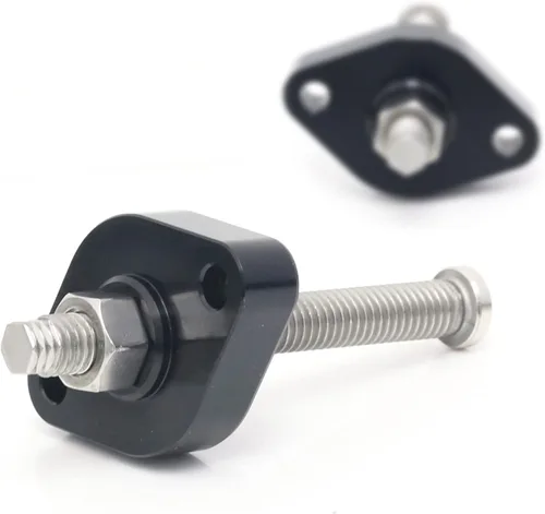MC MOTOPARTS CNC ajustable HP Manual Cam cadena tensor para Yamaha WR450F + WR250F + FZS1000 Fazer + YZF R1 + YZ250FX, Negro