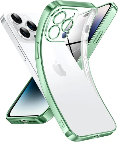 Miniatura 143 de Supdeal Funda transparente para iPhone 13 Pro, no amarillea, protección de cámara, probada en caídas de grado militar, transparente, a prueba
