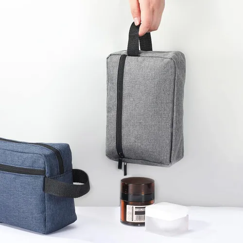 Miniatura 6 de Paterr Neceser de Viaje de 16 Piezas para Mujeres y Hombres, Grande, Resistente al Agua, Bolsa de Afeitar Colgante, Bolsa Cosmética con Asa y Negro