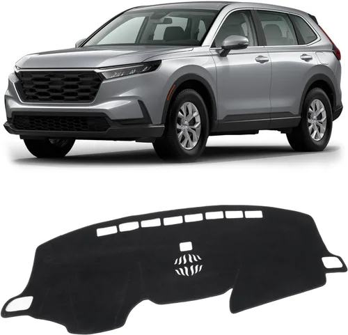 Miniatura 22 de KUST Cubierta negra para tablero de Toyota RAV4 2013-2018 para conducción con mano izquierda, antideslizante, cubierta de tablero de consola