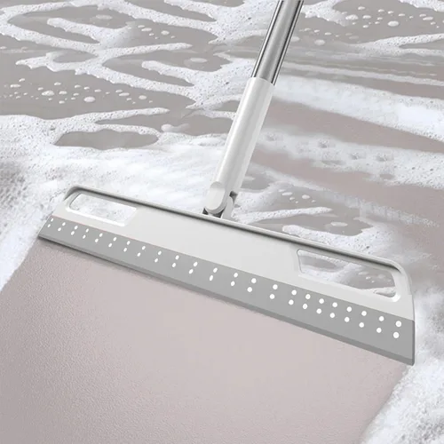 Miniatura 3 de Escoba mágica multifunción, desmontable extendida para interiores, barredora 3 en 1 que elimina el polvo y el pelo líquido, escoba ajustable