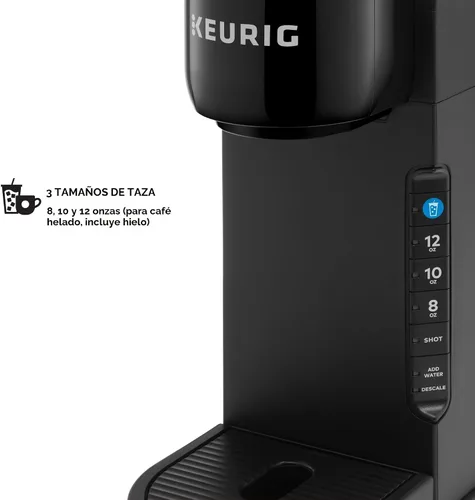 Miniatura 4 de Keurig K-Café Barista Bar Cafetera y espumador de una sola porción, con 3 tamaños de preparación, capacidad de café caliente y frío, botón