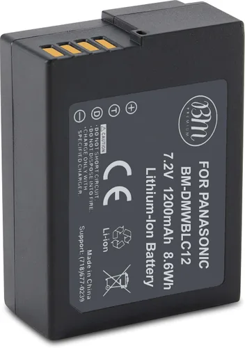 BM Premium Batería DMW-BLC12 de alta capacidad para Panasonic Lumix DC-FZ1000 II DC-G95 DMC-G85 DMC-GH2 DMC-G5 DMC-G6K DMC-G7 DMC-GX8 DMC-FZ200