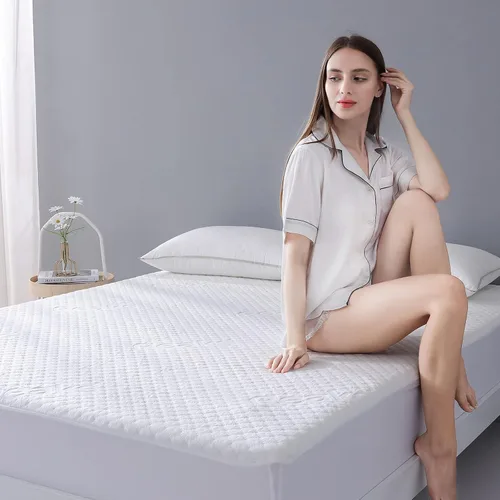 Miniatura 5 de Protección de colchón impermeable tamaño Twin para cama, funda de colchón acolchada con bolsillo profundo de hasta 15 pulgadas