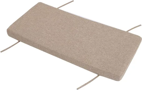 Miniatura 9 de SAMTY Cojines de banco de piano de piel sintética con lazos para almacenamiento de zapatos en interiores, asiento de ventana, asiento de patio