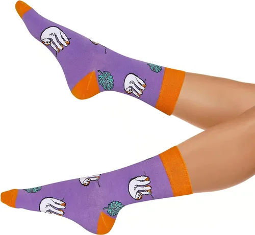 Miniatura 3 de Benefeet Sox Calcetines de algodón con estampado de girasoles para mujer, divertidos y bonitos calcetines de algodón con estampado floral