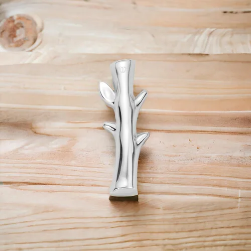 Miniatura 4 de Mezuzah Nambé Tree of Life - Estuche de aleación de 5 pulgadas con diseño de árbol simbólico, acento contemporáneo y atemporal de Judaica