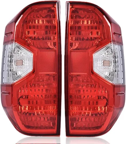 G-PLUS Luces Traseras Compatibles con Toyota Tundra Pickup Truck 2014 2015 2016 2017 2018 2019 2020 2021 Lámparas de Freno Izquierda y Derecha Lente