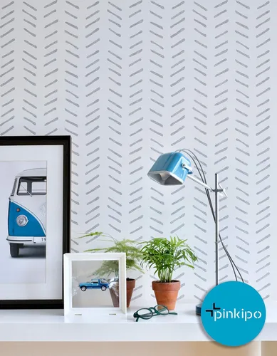 Miniatura 3 de Paquete de 2, Priene, espiga dibujada a mano, plantillas de pared grandes, plantillas de pared modernas para pintar, plantillas para paredes
