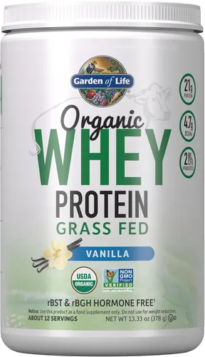 Garden of Life - Proteína en polvo, certificada como orgánica