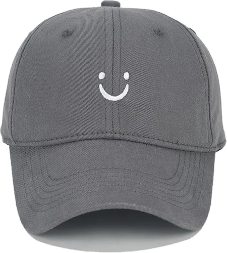 Miniatura 22 de Umeepar Gorra de béisbol con cara sonriente para mujeres y hombres, ajustable, de perfil bajo, de algodón, sin estructura, para papá
